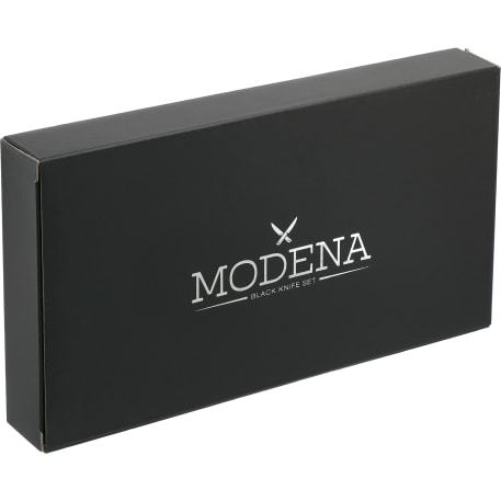 Modena Black Knife Set