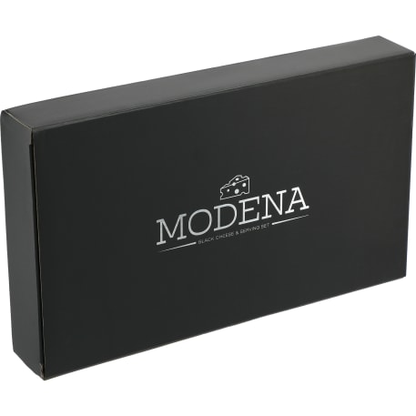 Modena Black Cheese & Serving Set