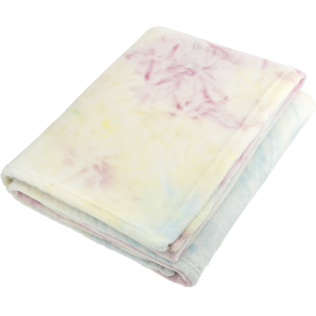 Tie Dye Flannel Fleece Blanket