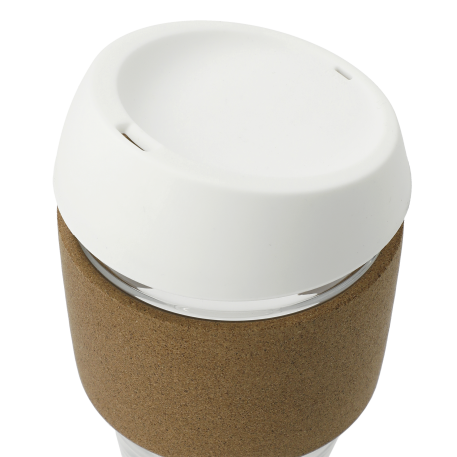 Brooklyn Glass cup with Cork Band 12oz