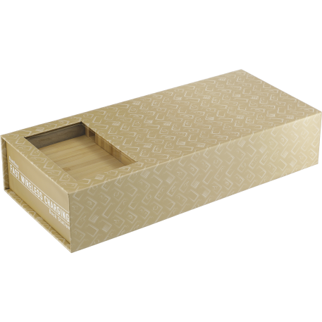 Bamboo Fast Wirelsss Charging Dock Station