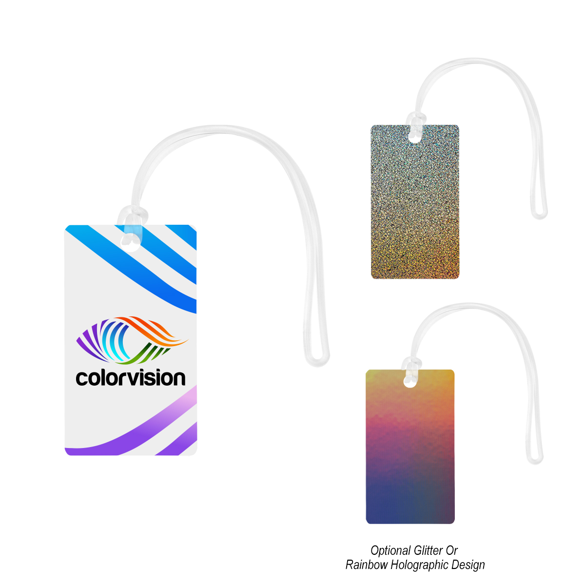 Acrylic Bag Tag - Rectangle