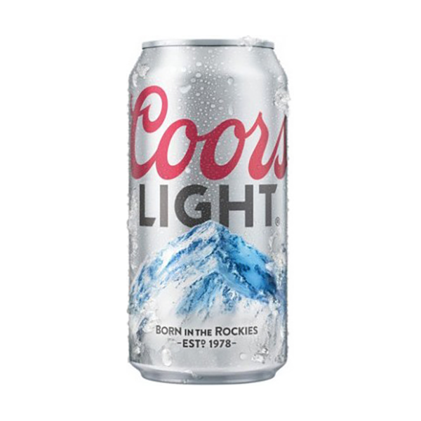 Cerveza Coors Light en lata 