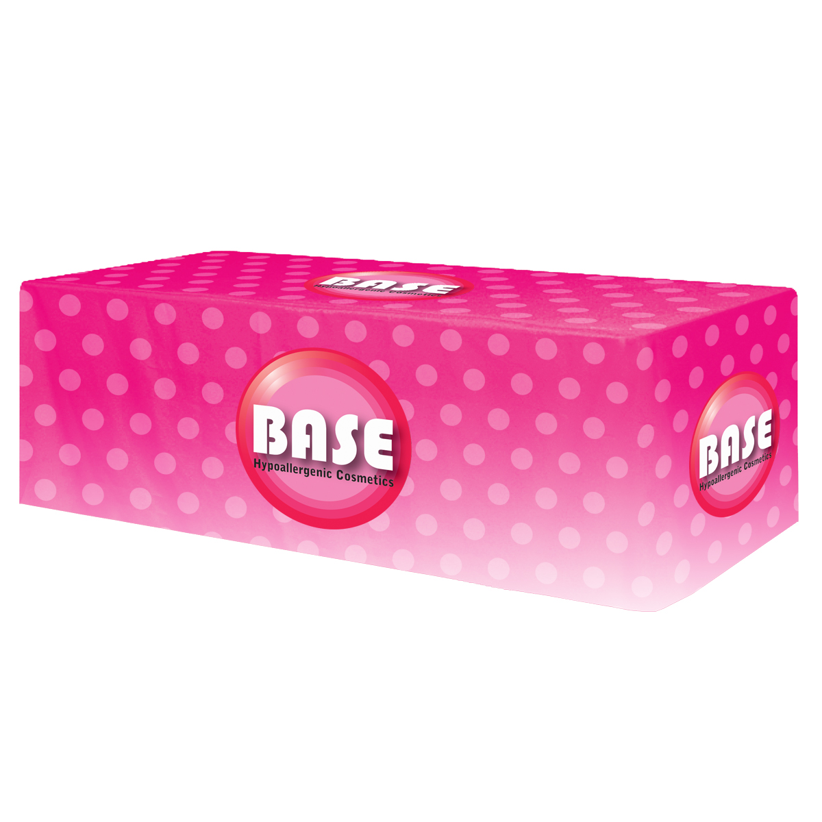 Fitted All Over Dye Sub Table Cover - 3-sided, fits 8 table