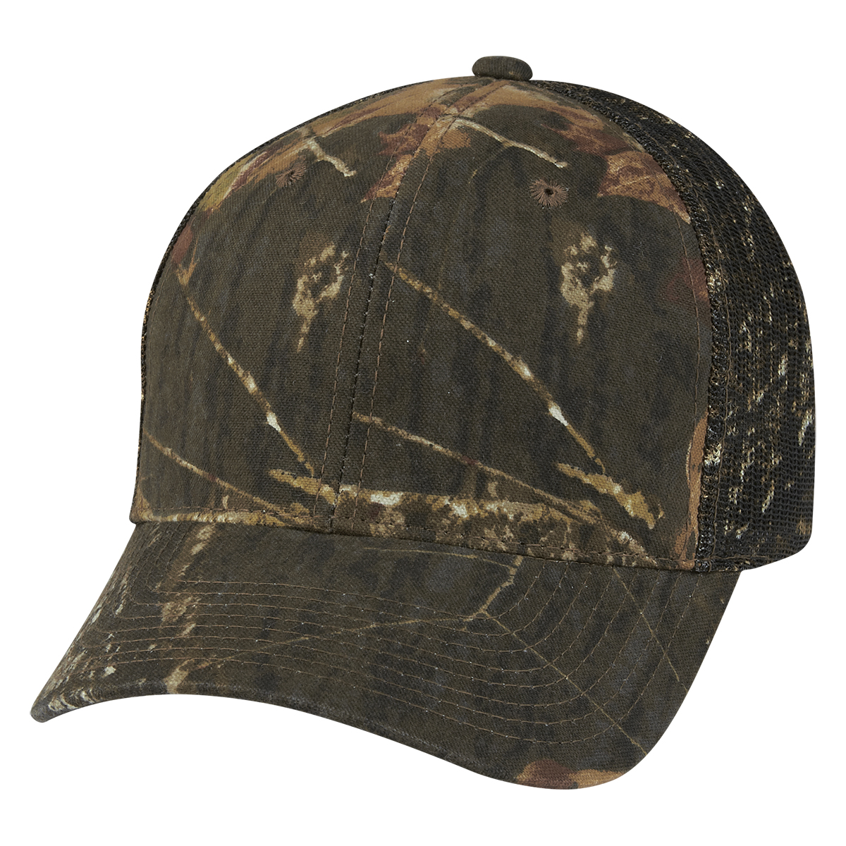 Realtree® And Mossy Oak® Hunters Retreat Mesh Back Camouflage Cap