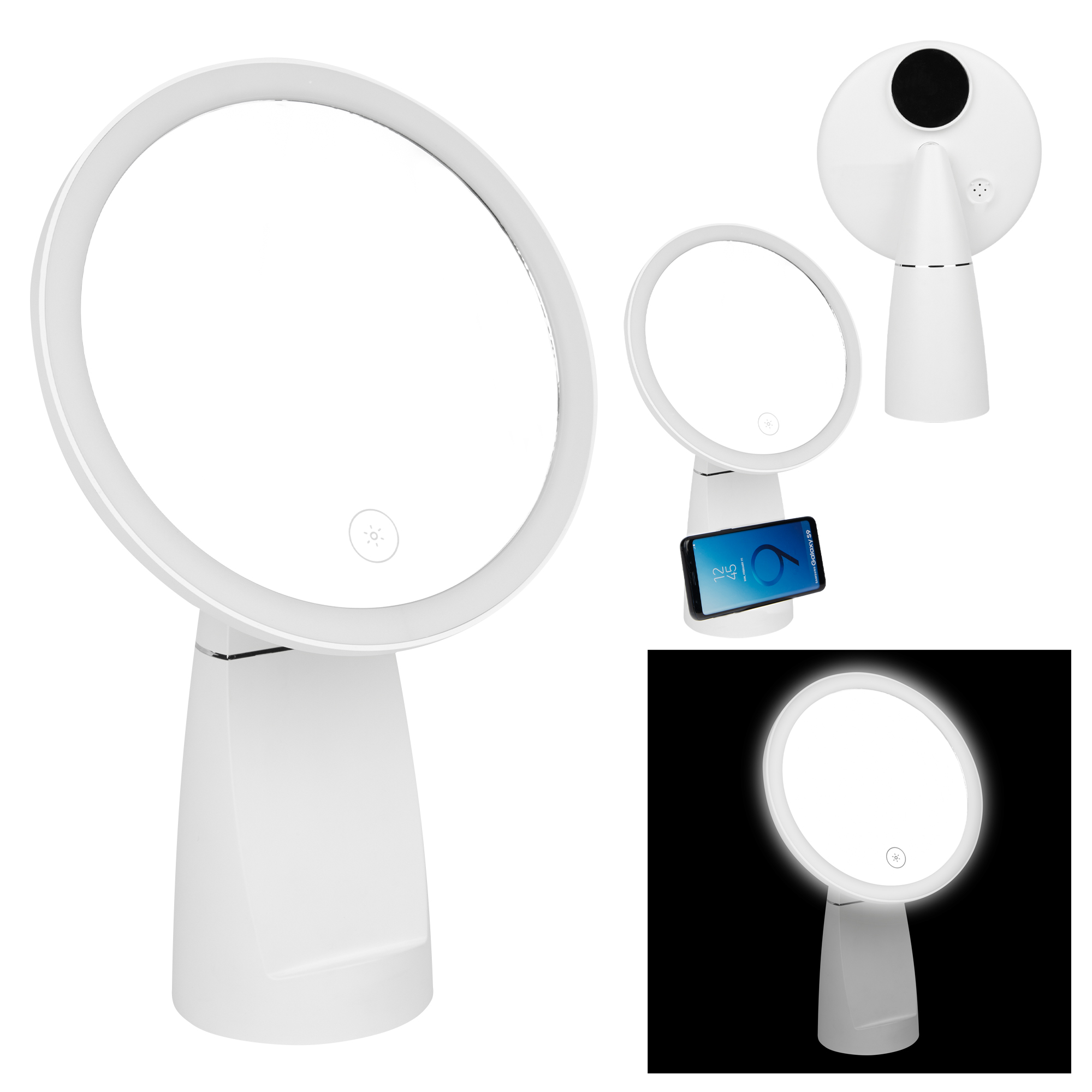 LED Vanity Light With Wireless Phone Charger