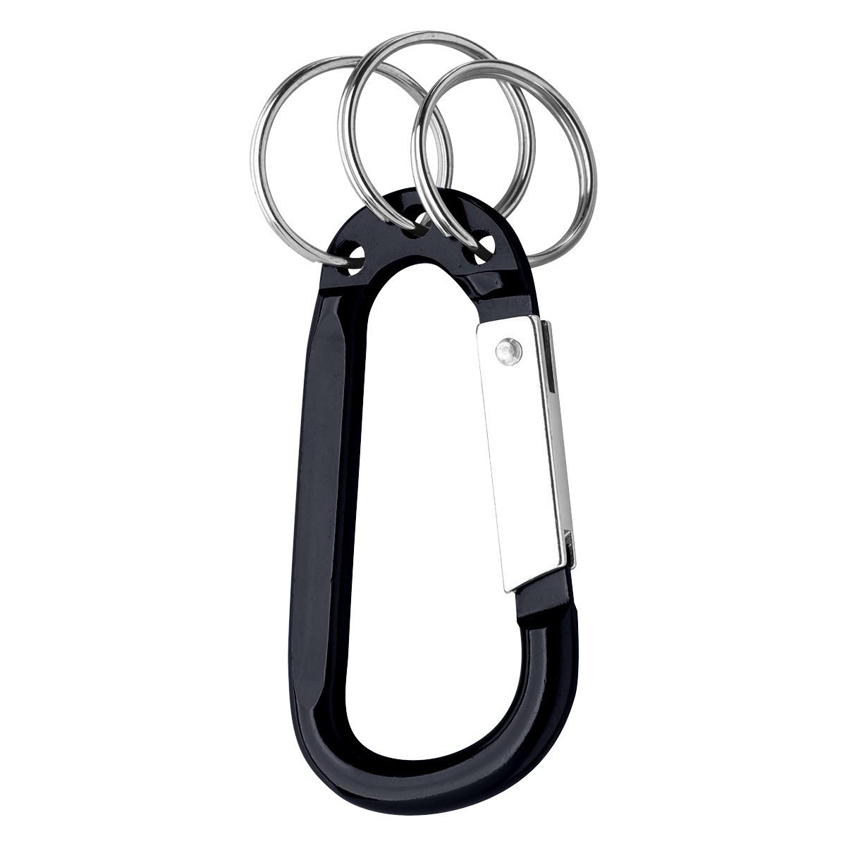 8mm Carabiner With Triple Split Ring