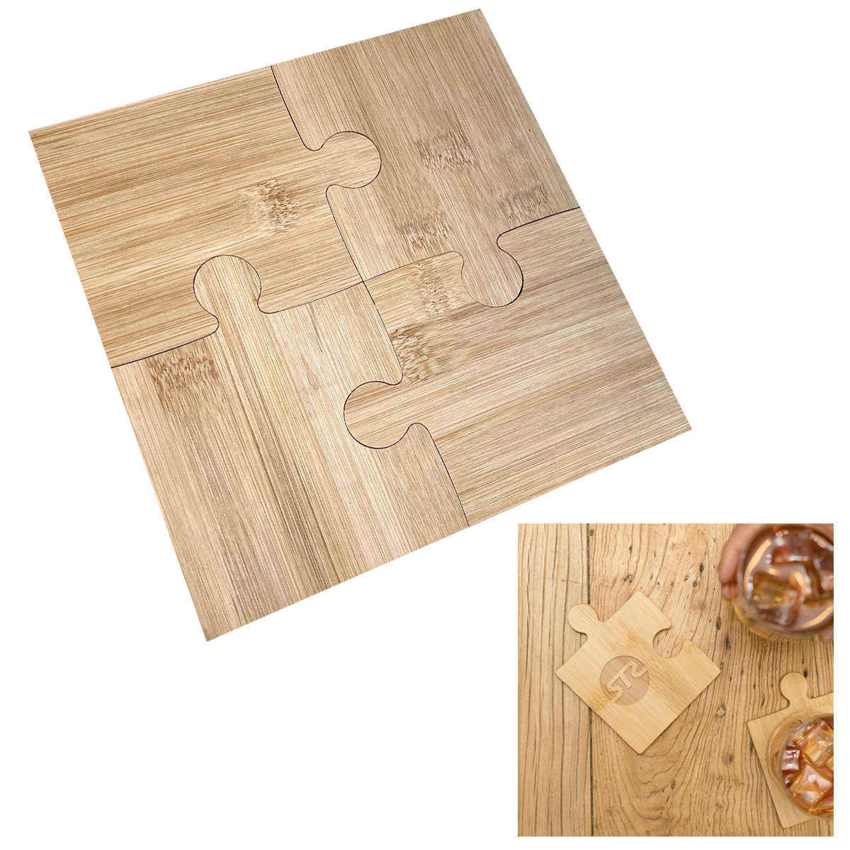 Bamboozle Puzzle Coaster Set