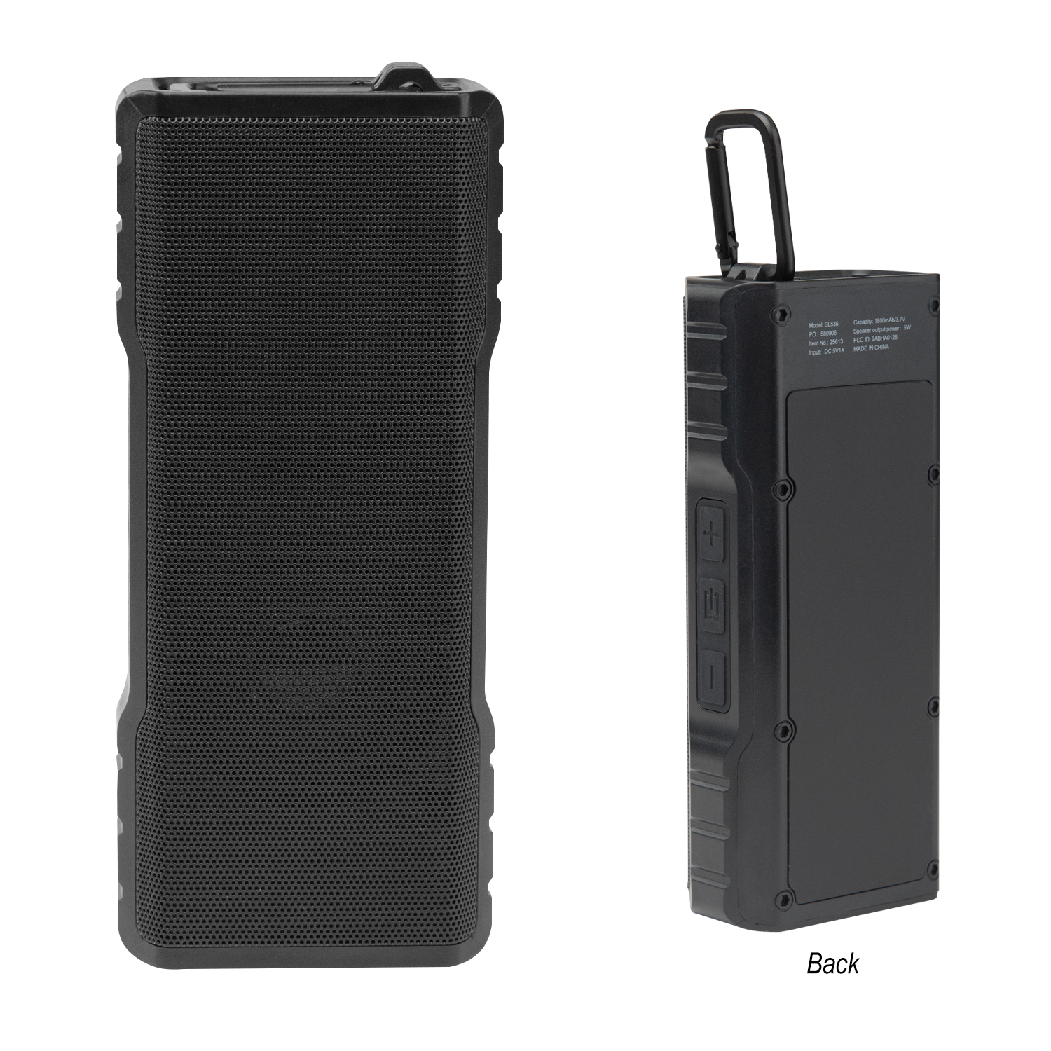 Magnetic Speaker With Carabiner