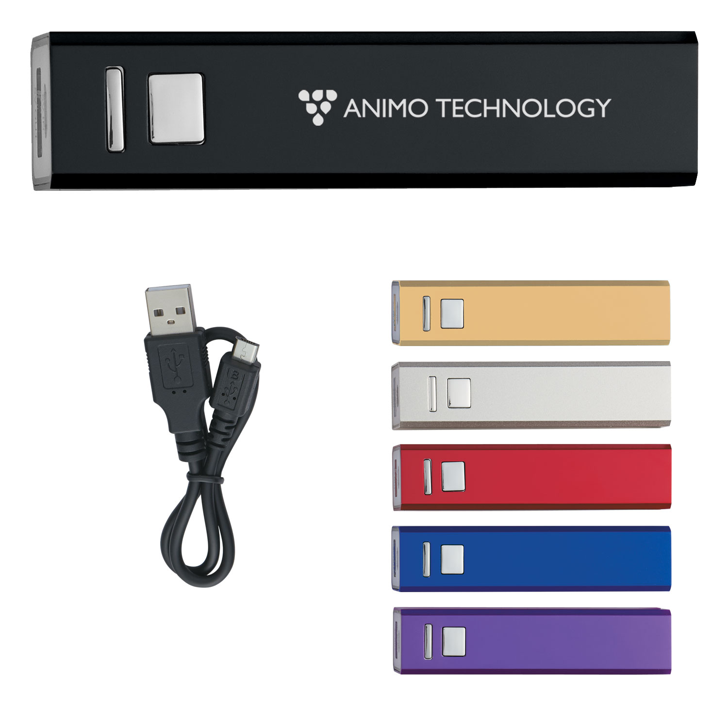 UL Listed 2200 mAh Portable Charger With Custom Box