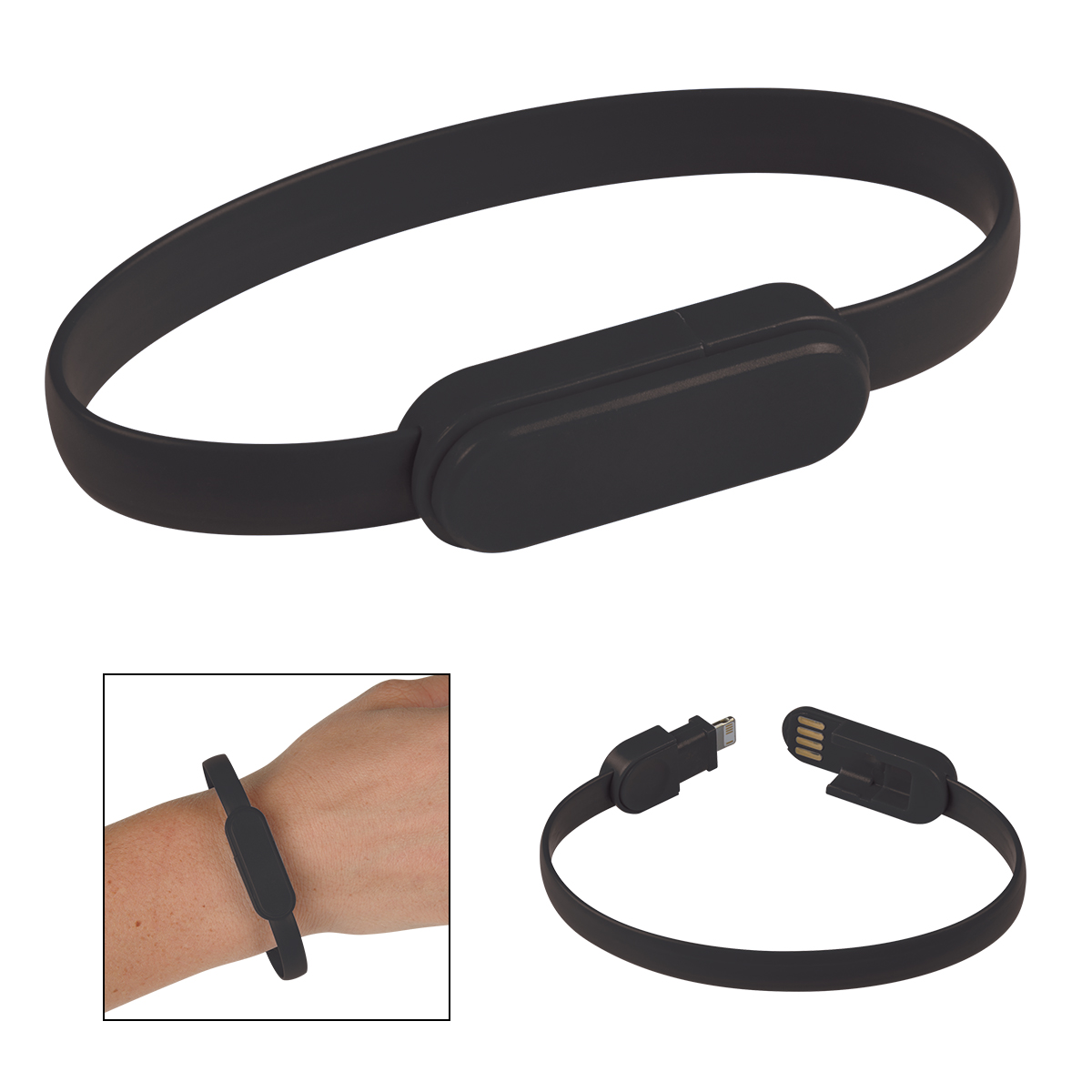 2-In-1 Connector Charging Cable Bracelet