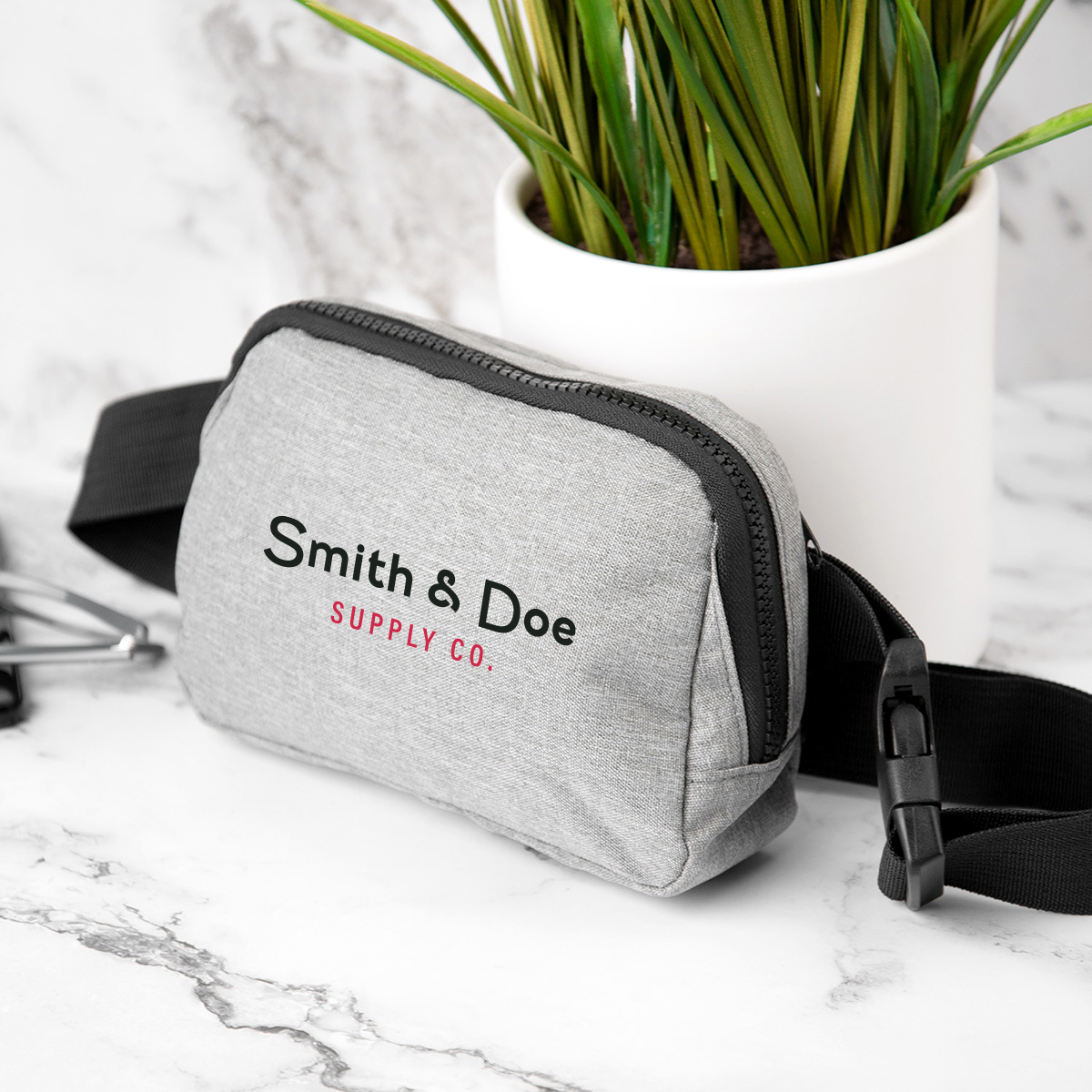 Anywhere RPET Heathered Belt Bag