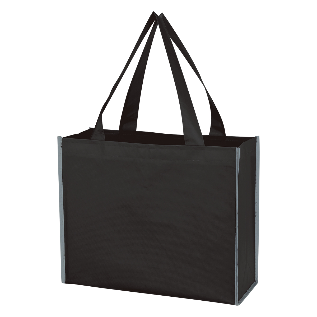 Reflective Shopper Laminated Reflective Non-Woven Shopper Bag