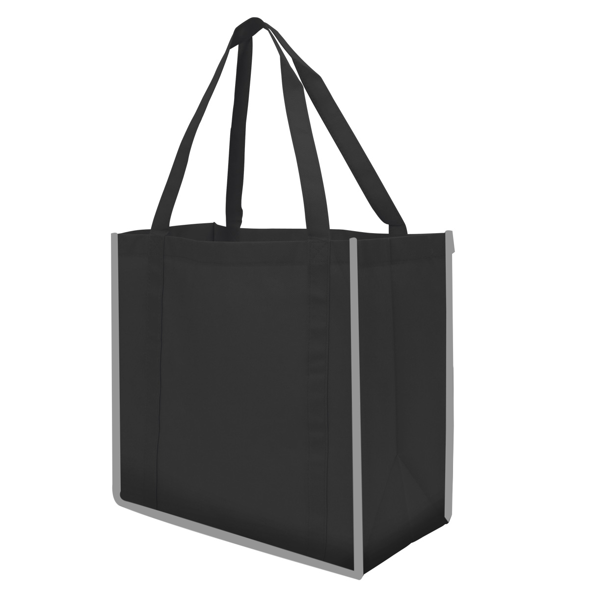 Reflective Shopper Reflective Large Non-Woven Grocery Tote Bag