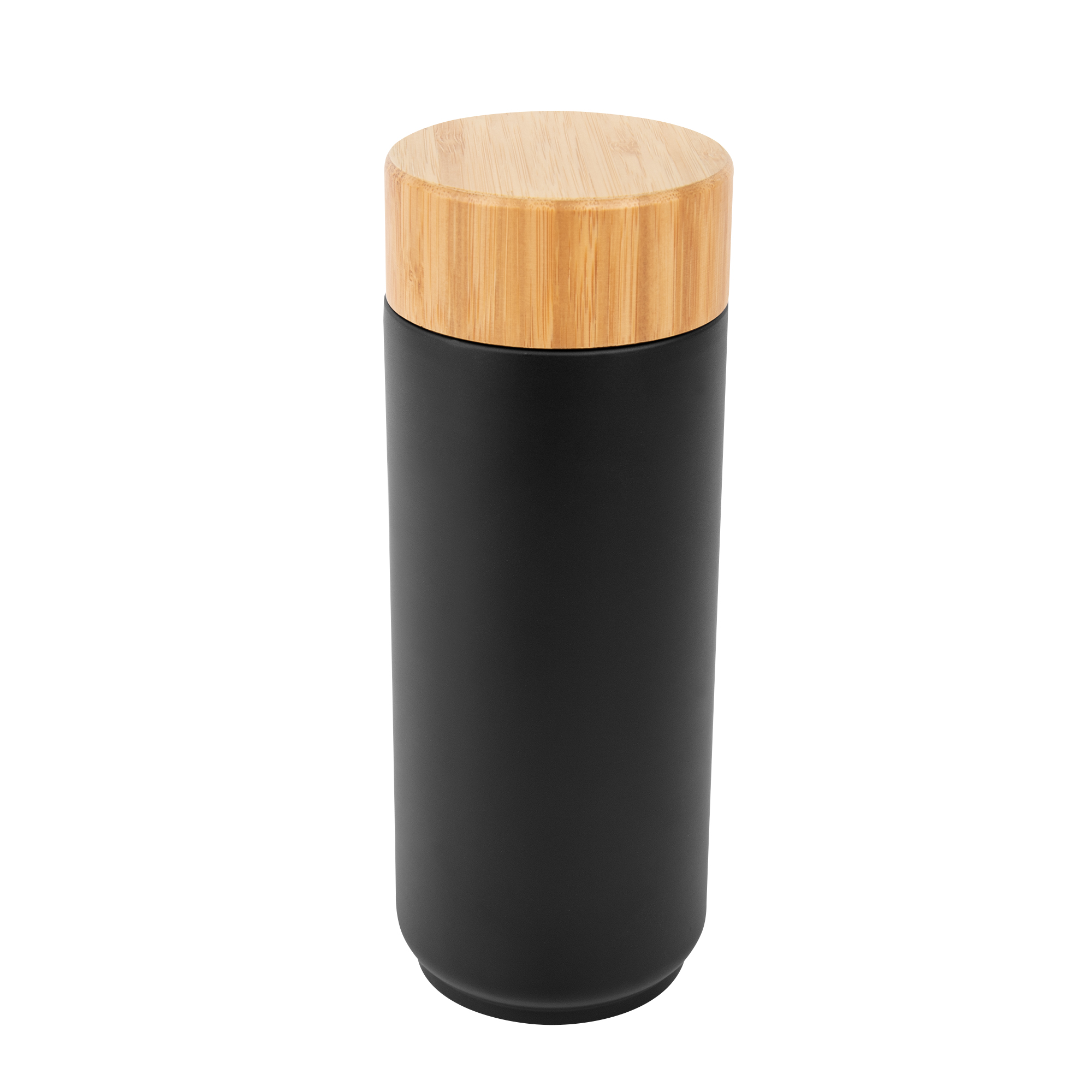 16 Oz. Stainless Steel Lexington Bottle With Bamboo Lid
