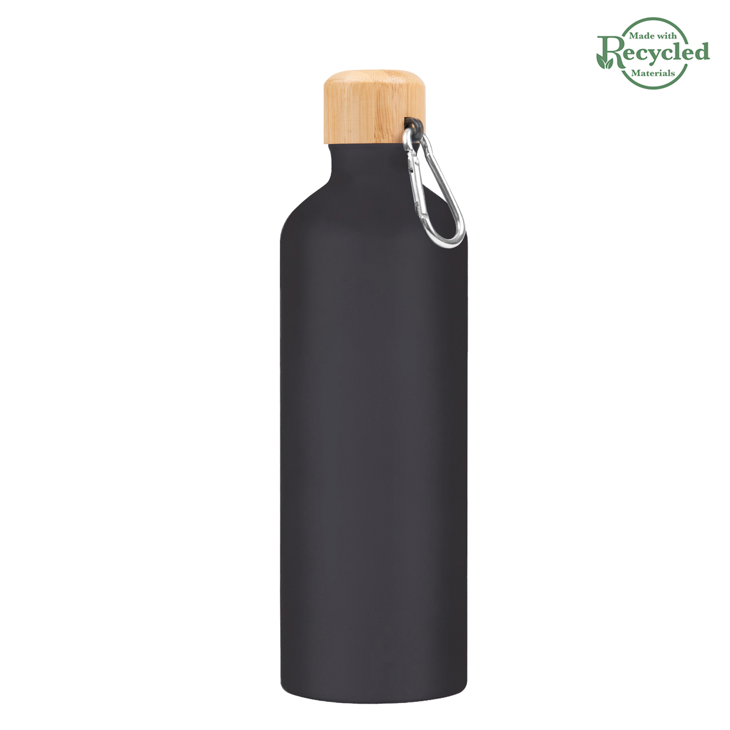 25 Oz. Aluminum Tundra Bike Bottle With Bamboo Lid
