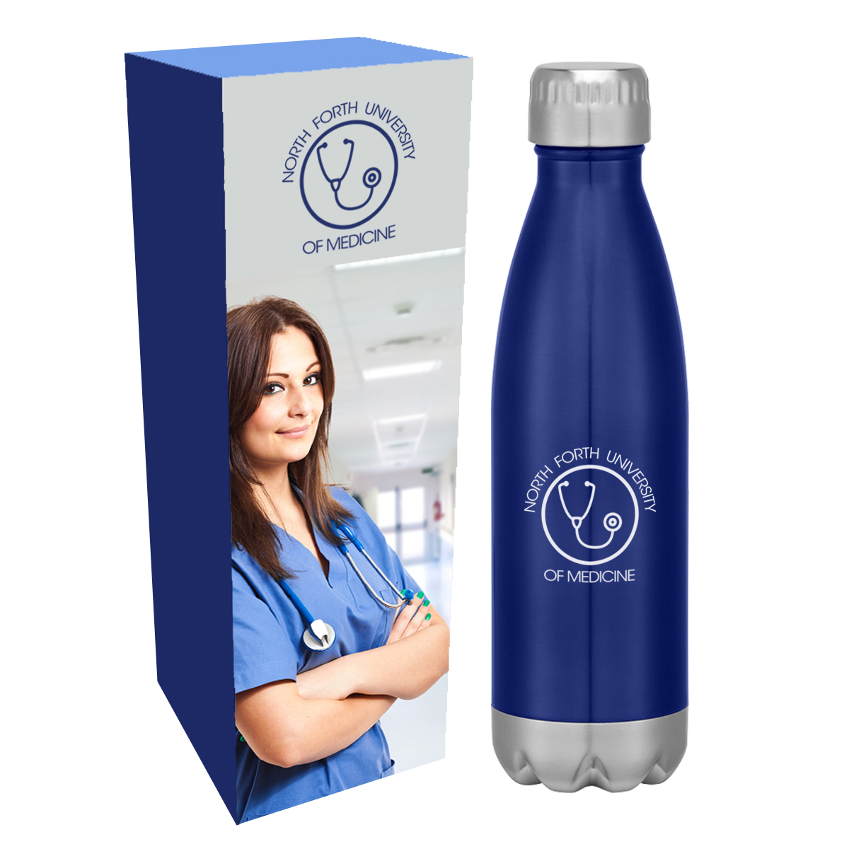 16 Oz. Swiggy Bottle With Custom Box 
