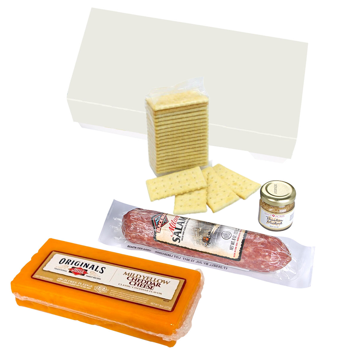 Charcuterie Gourmet Meat & Cheese Sampler Set In Gift Box