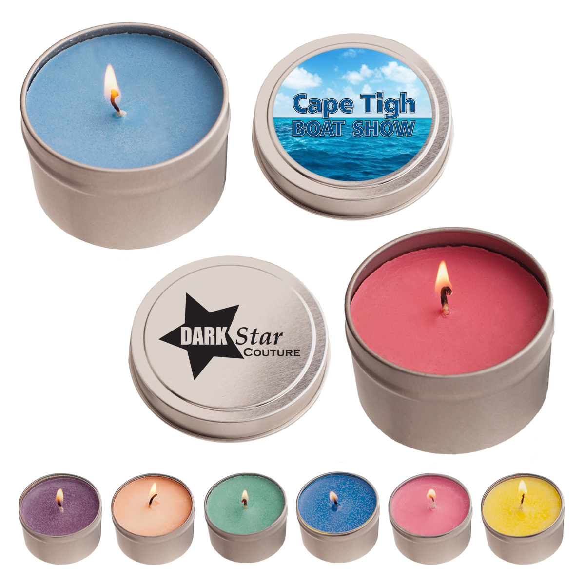 4 oz. Candle In Round Tin