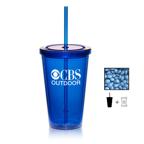 16 oz. Double Wall Tumbler With Candy