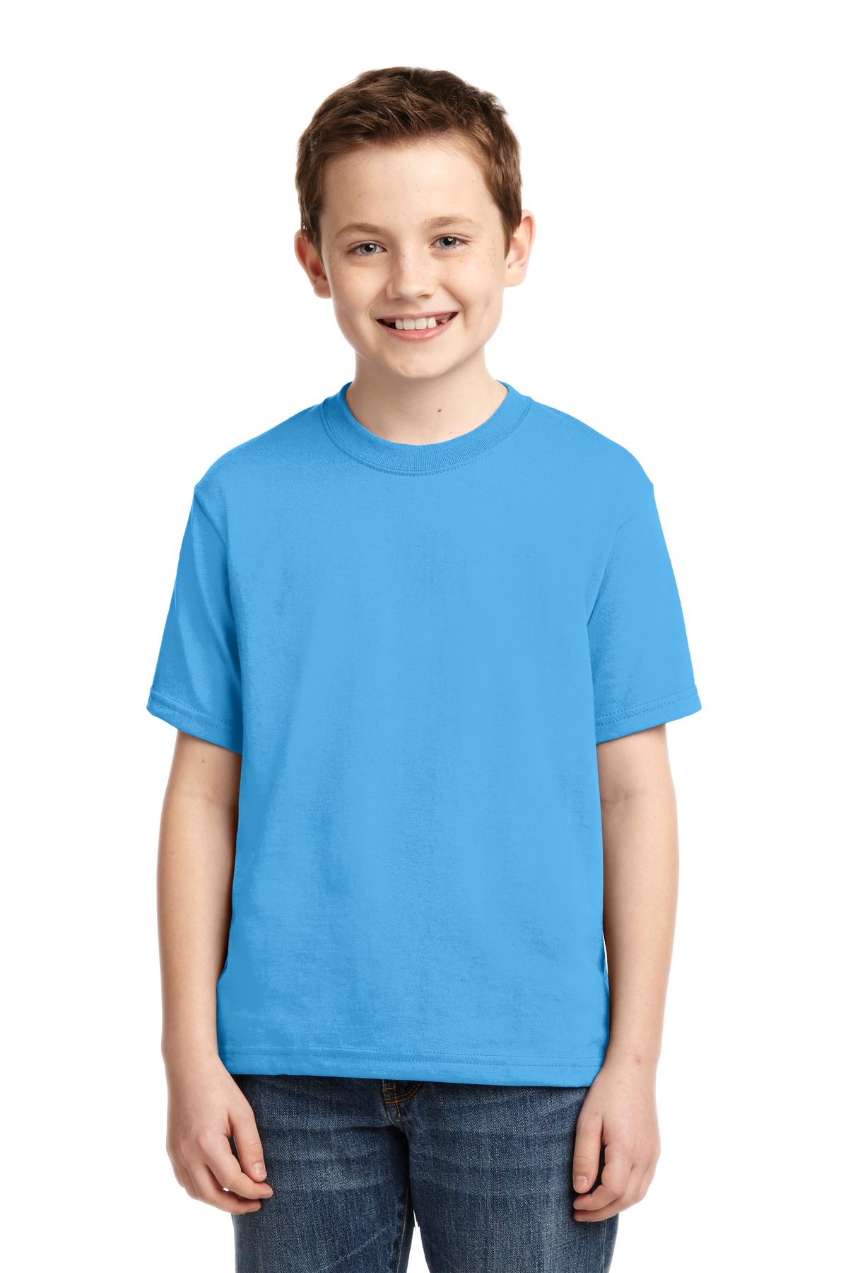 JERZEES - Youth Dri-Power 50/50 Cotton/Poly T-Shirt.  29B