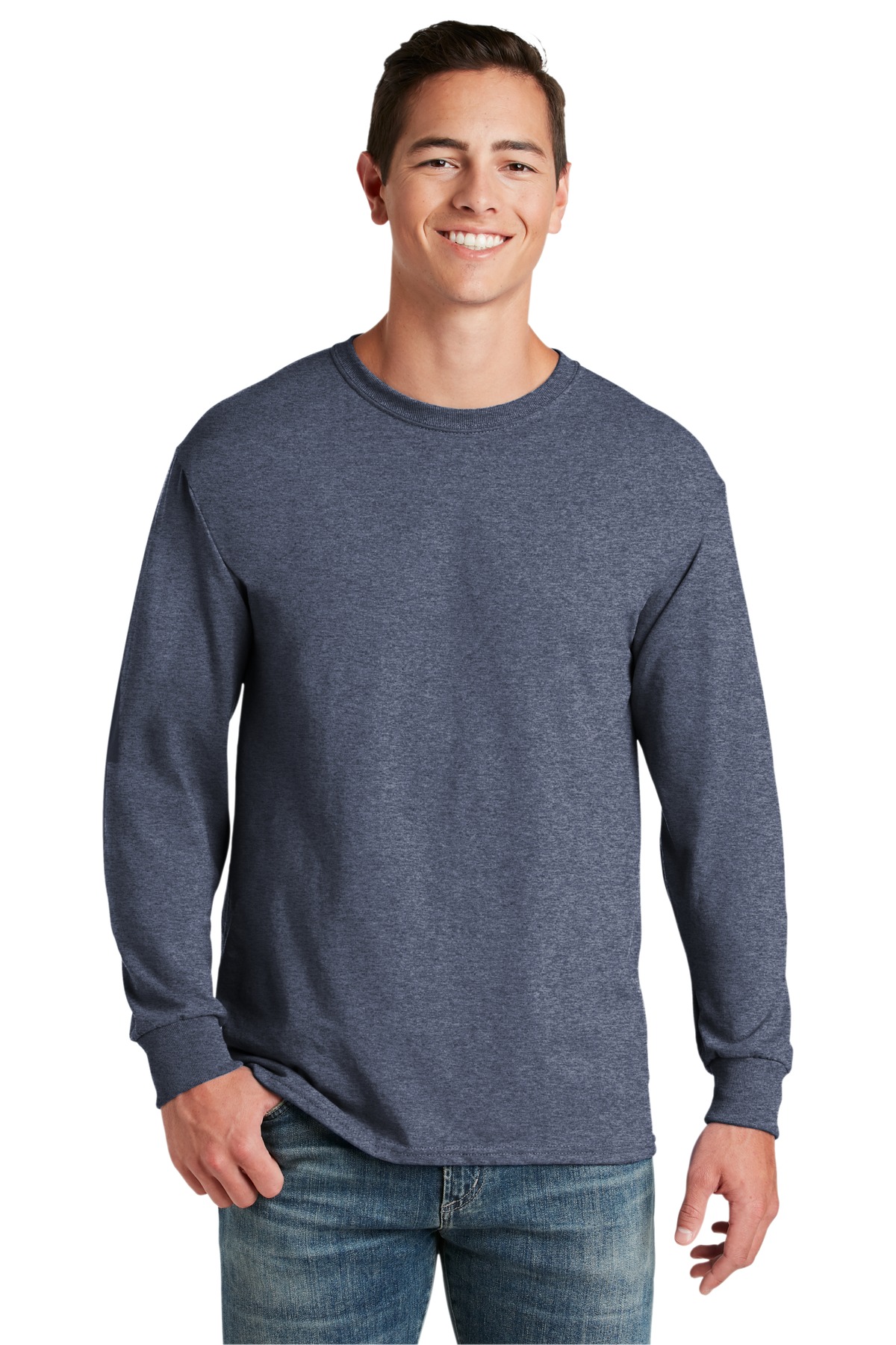 JERZEES - Dri-Power 50/50 Cotton/Poly Long Sleeve T-Shirt.  29LS