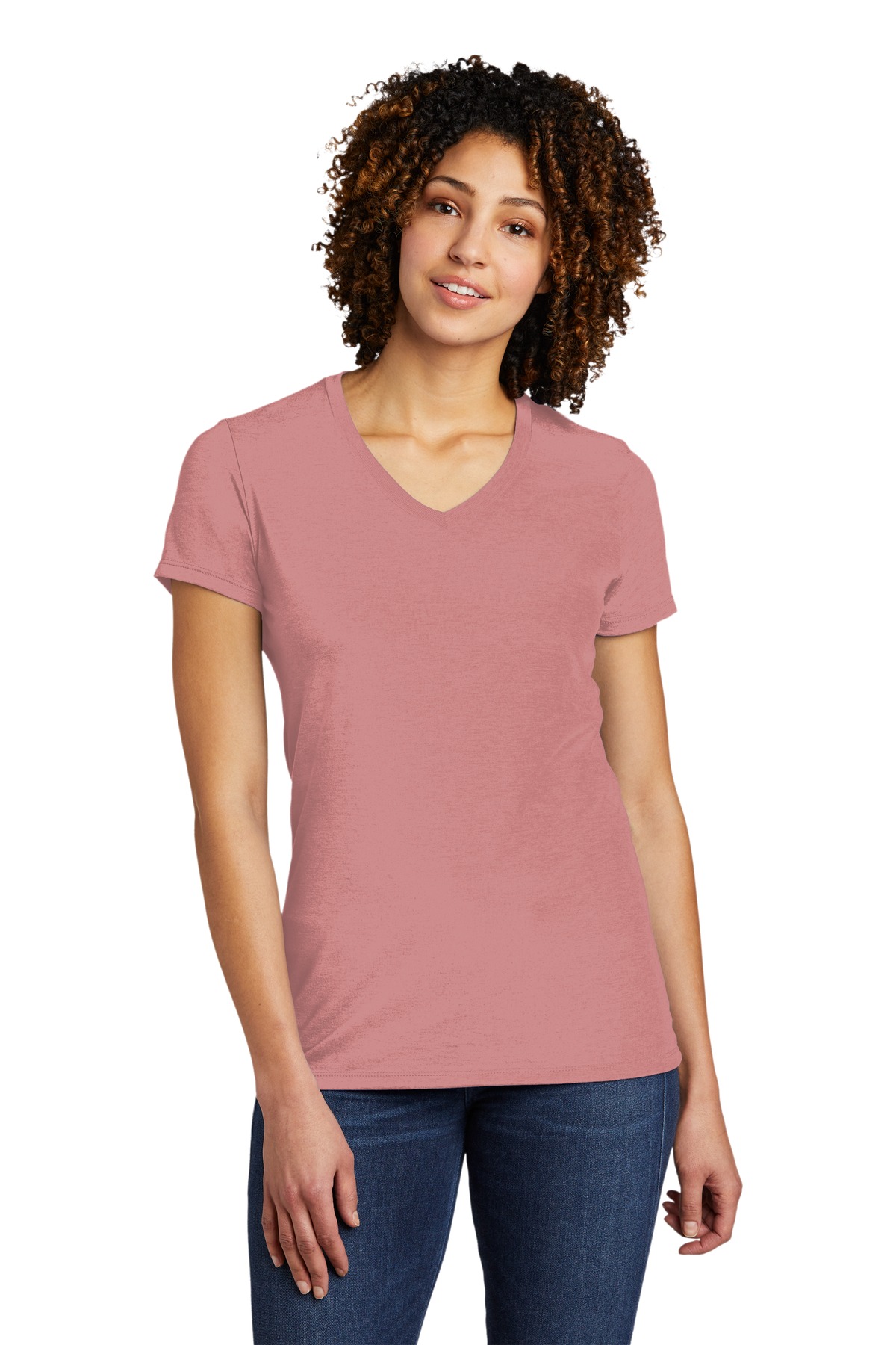 Allmade  Womens Tri-Blend V-Neck Tee AL2018
