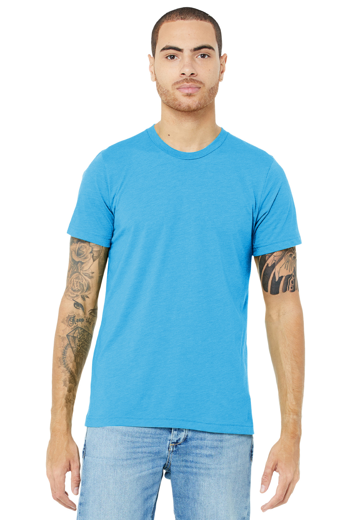BELLA+CANVAS  Unisex Triblend Short Sleeve Tee. BC3413