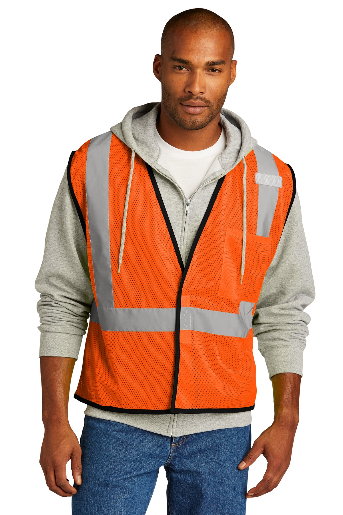 CornerStone  ANSI 107 Class 2 Economy Mesh One-Pocket Vest. CSV100