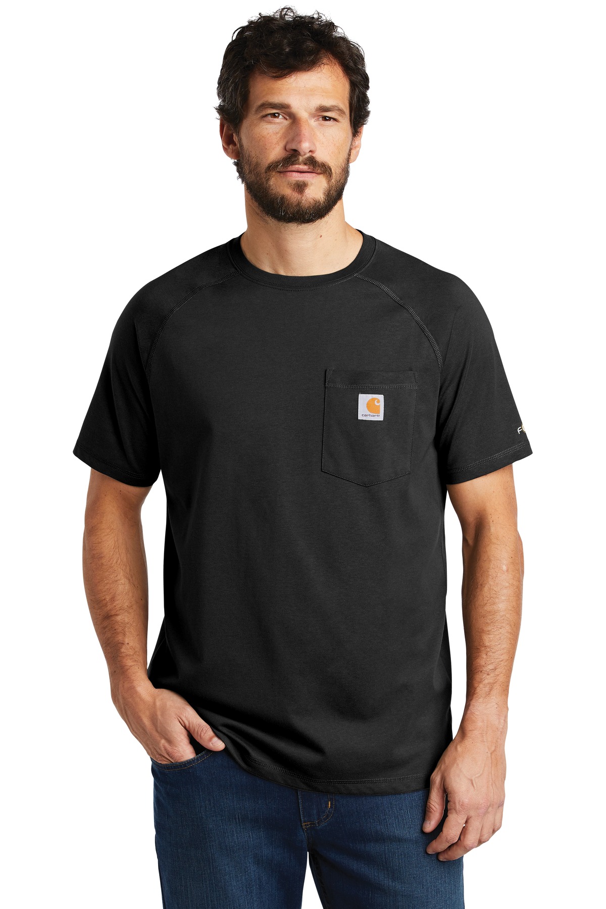 Carhartt Force  Cotton Delmont Short Sleeve T-Shirt. CT100410