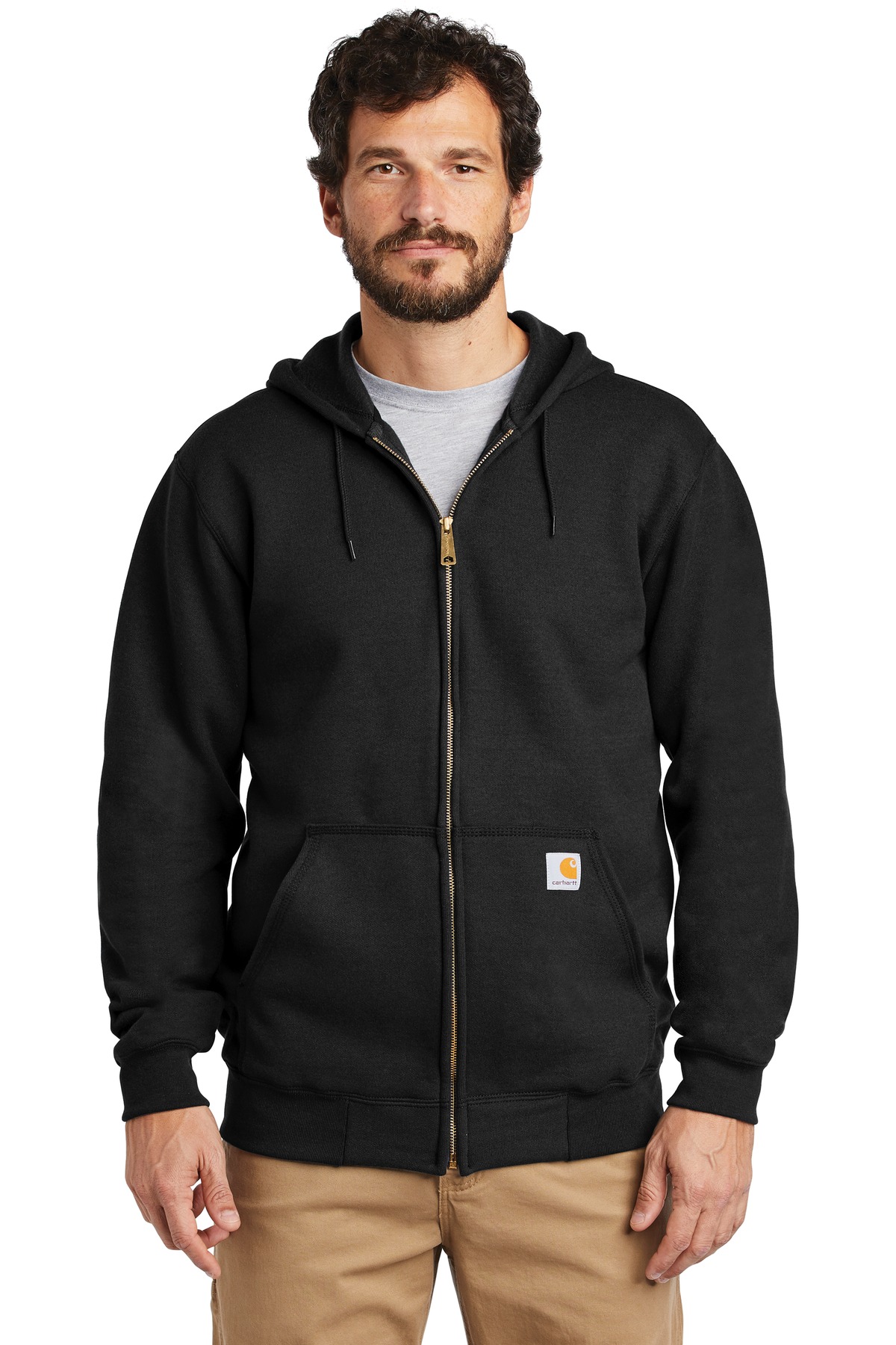 Carhartt  Midweight Hooded Zip-Front Sweatshirt. CTK122