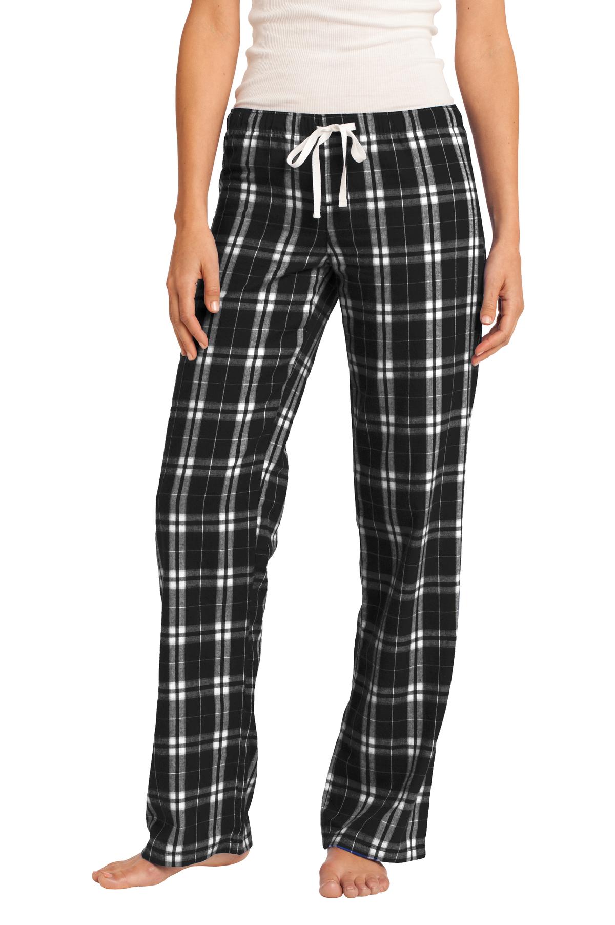 District Womens Flannel Plaid Pant. DT2800