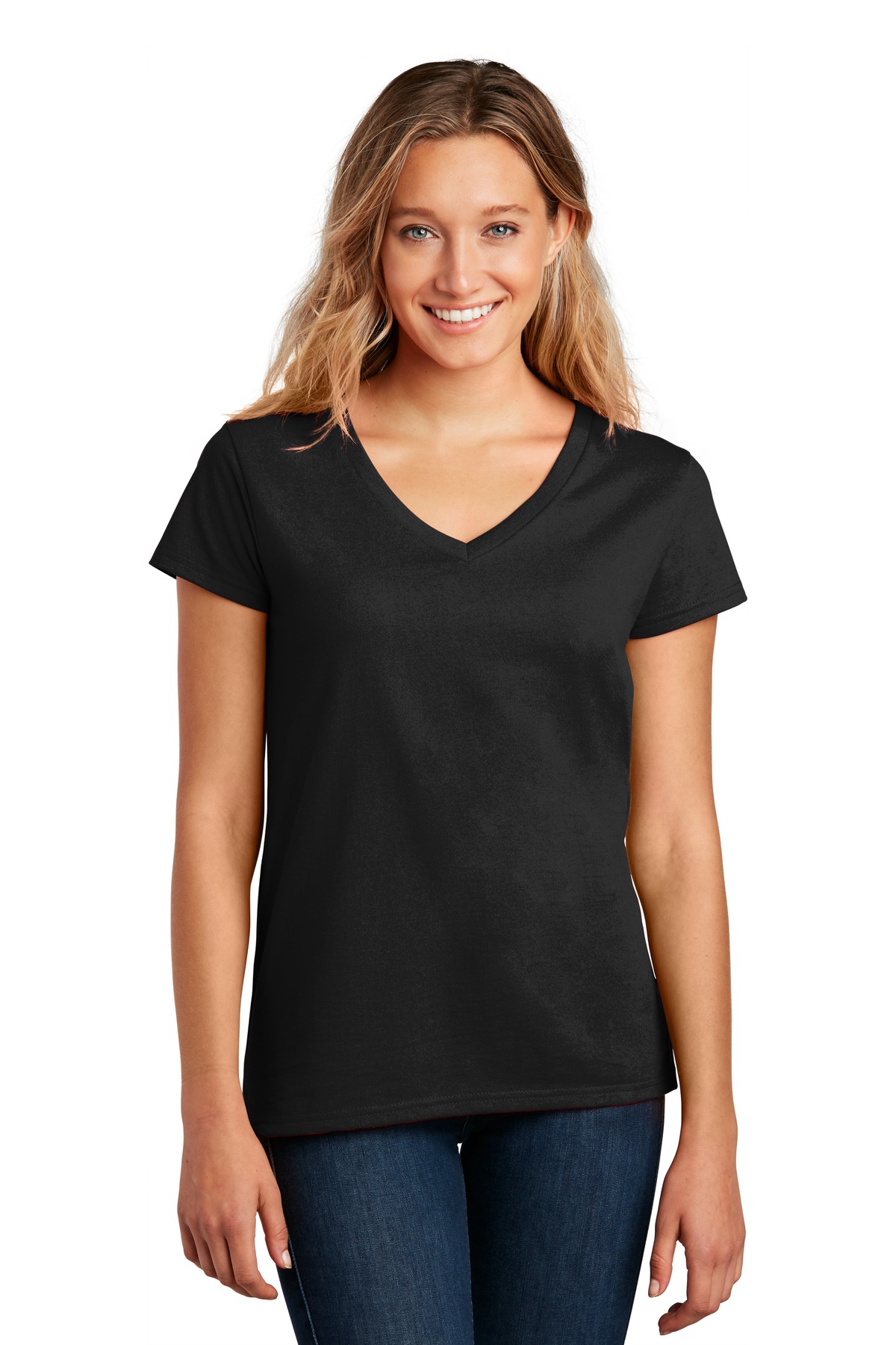 District  Womens Re-Tee  V-Neck DT8001