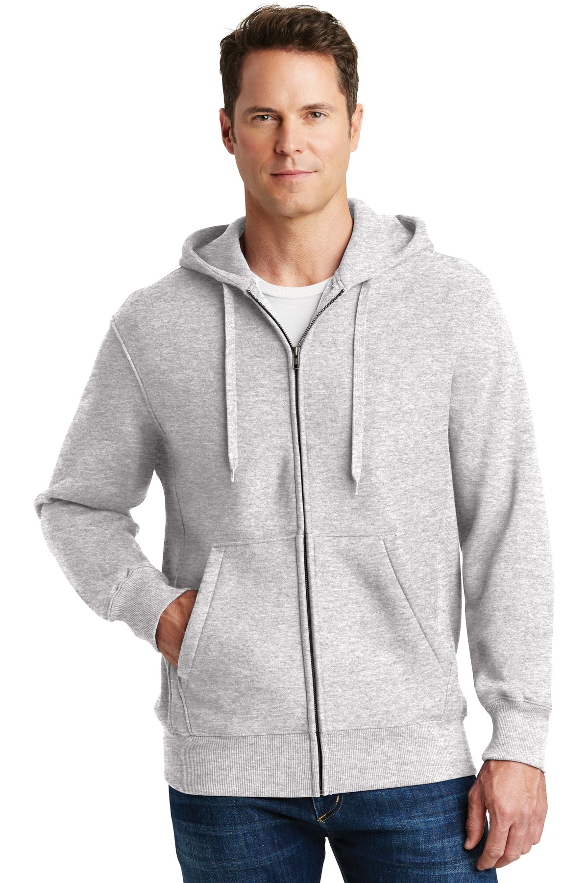 Sport-Tek Super Heavyweight Full-Zip Hooded Sweatshirt.  F282