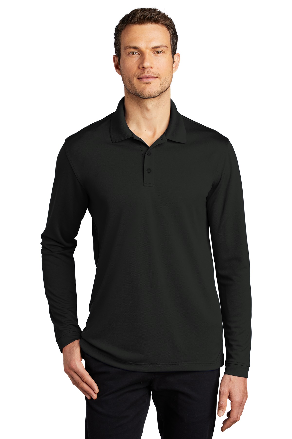 Port Authority  Dry Zone  UV Micro-Mesh Long Sleeve Polo K110LS