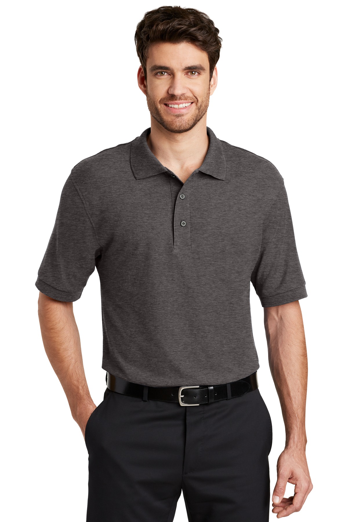 Port Authority Extended Size Silk Touch Polo.   K500ES