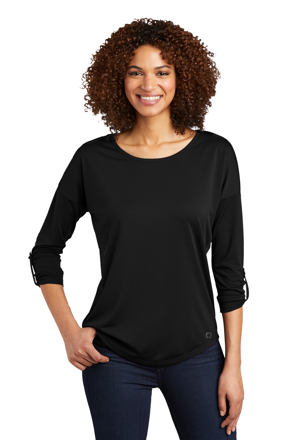 OGIO  Ladies Gravitate Scoop 3/4-Sleeve . LOG141