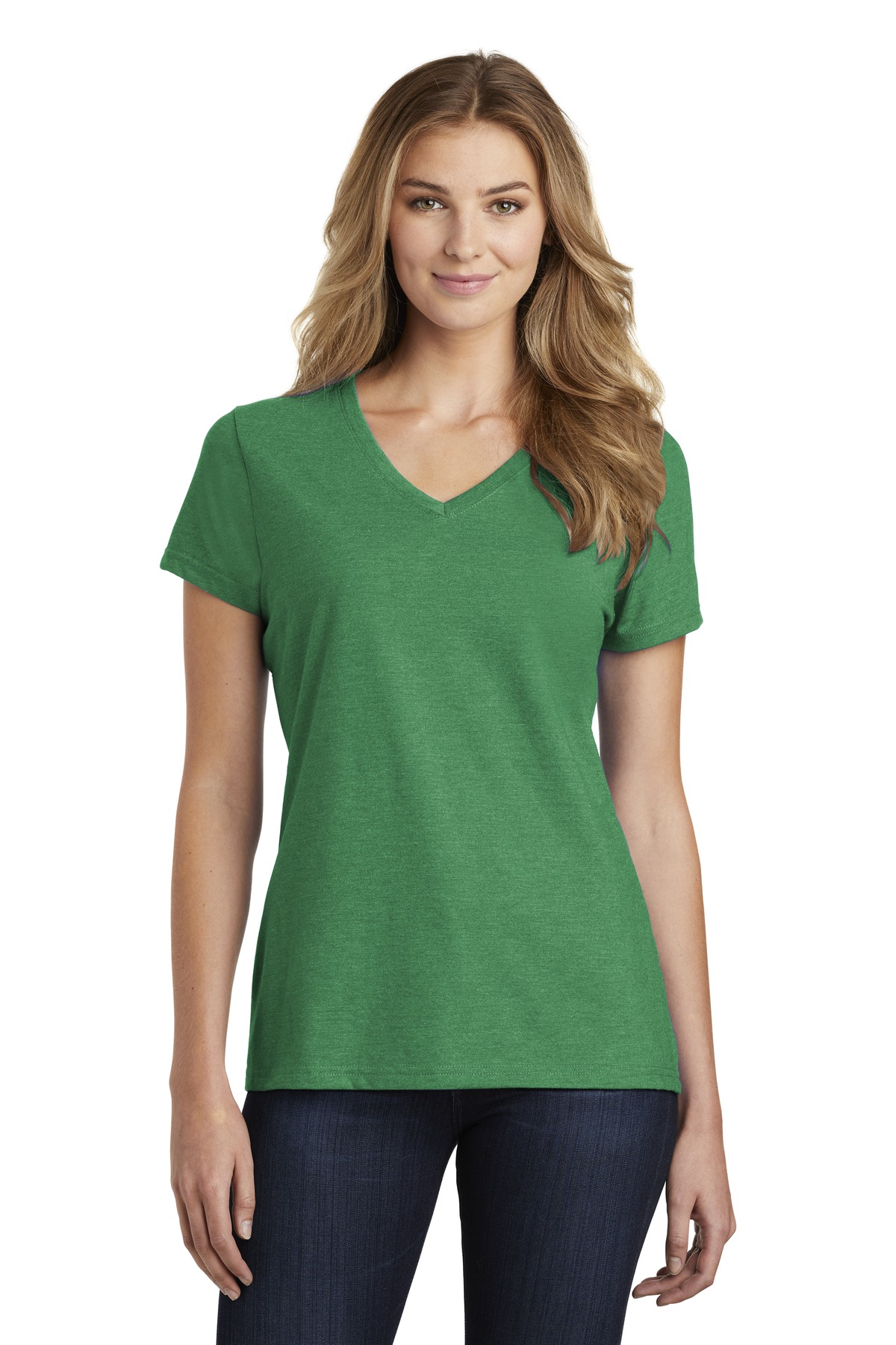 Port & Company  Ladies Fan Favorite  Blend V-Neck Tee. LPC455V