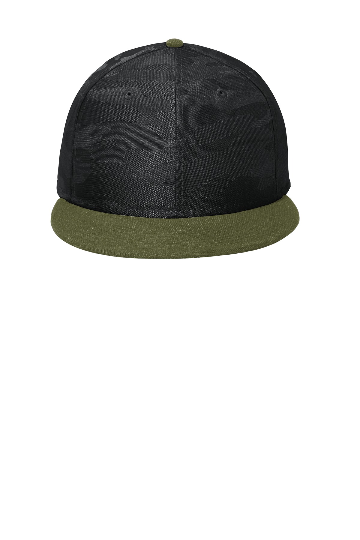 New Era  Camo Flat Bill Snapback Cap NE407