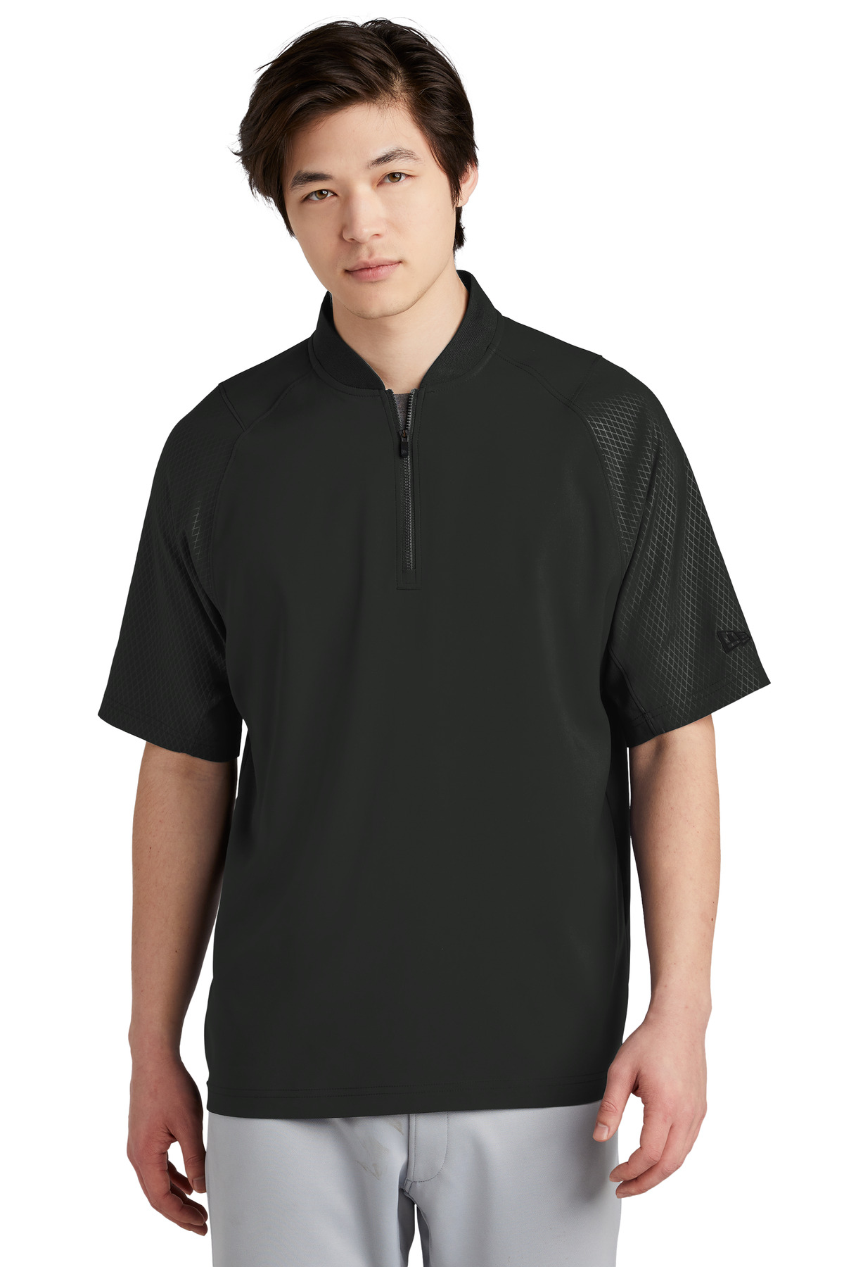 New Era  Cage Short Sleeve 1/4-Zip Jacket. NEA600