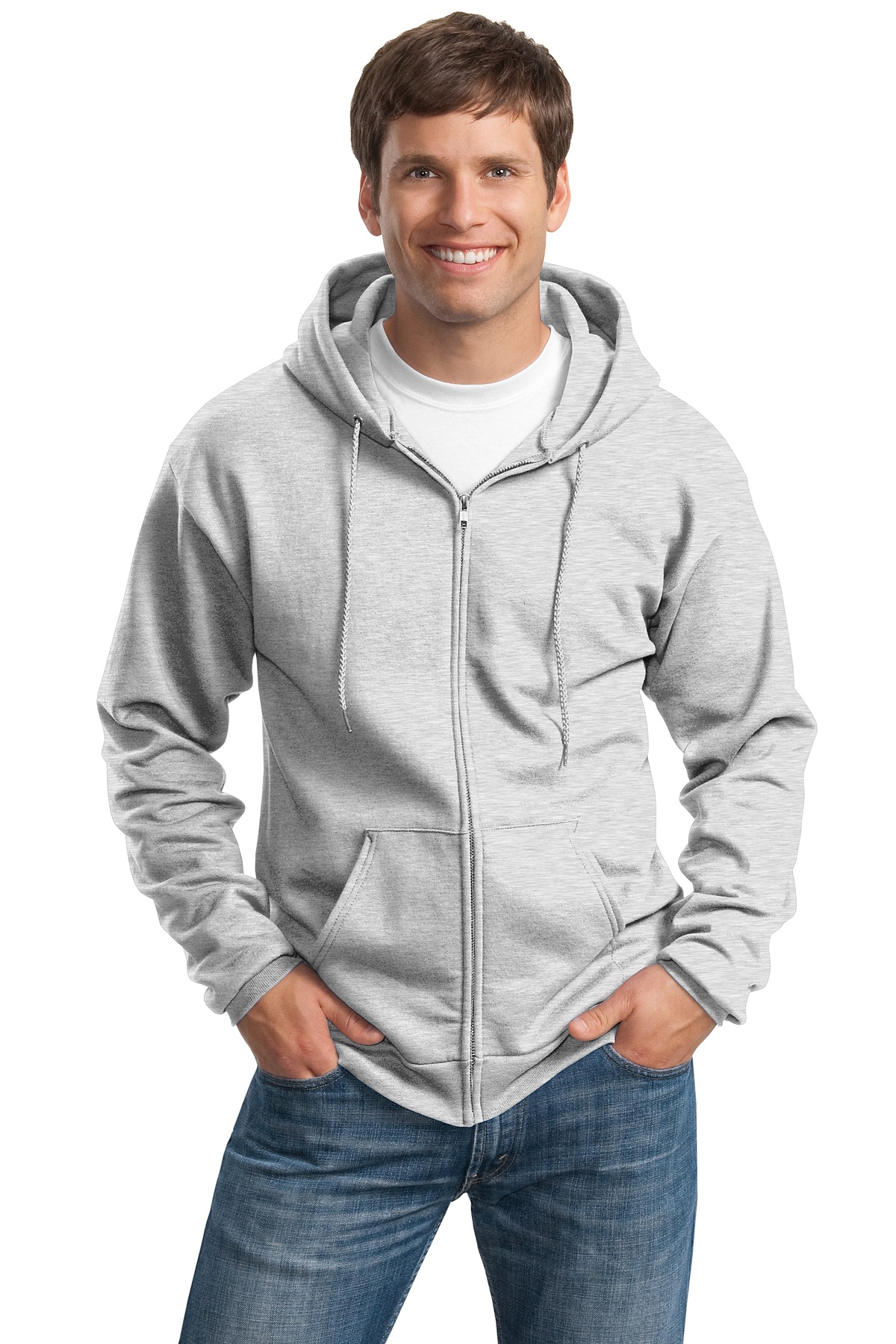 Port & Company -  Essential Fleece Full-Zip Hooded Sweatshirt.  PC90ZH