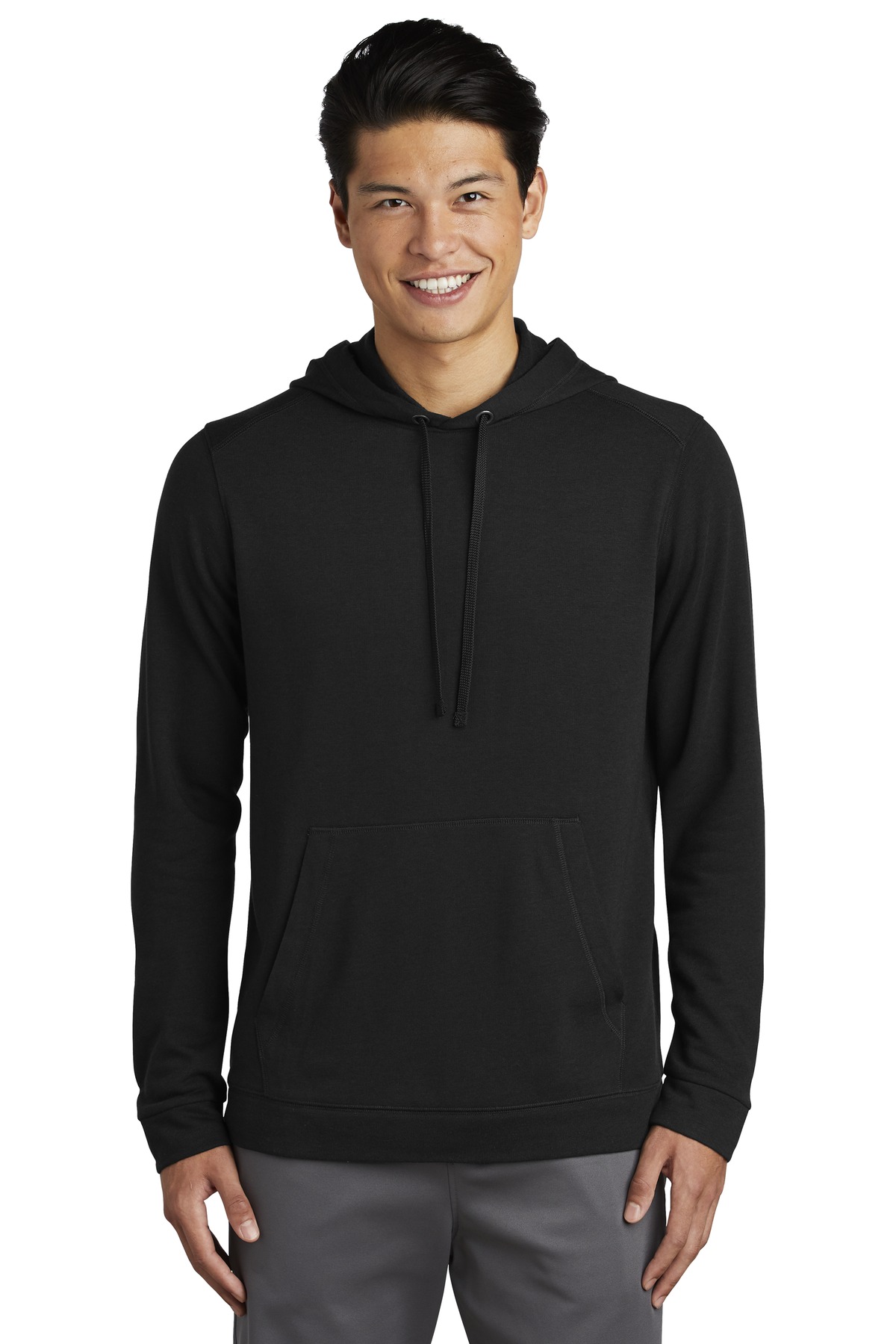 Sport-Tek  PosiCharge  Tri-Blend Wicking Fleece Hooded Pullover. ST296