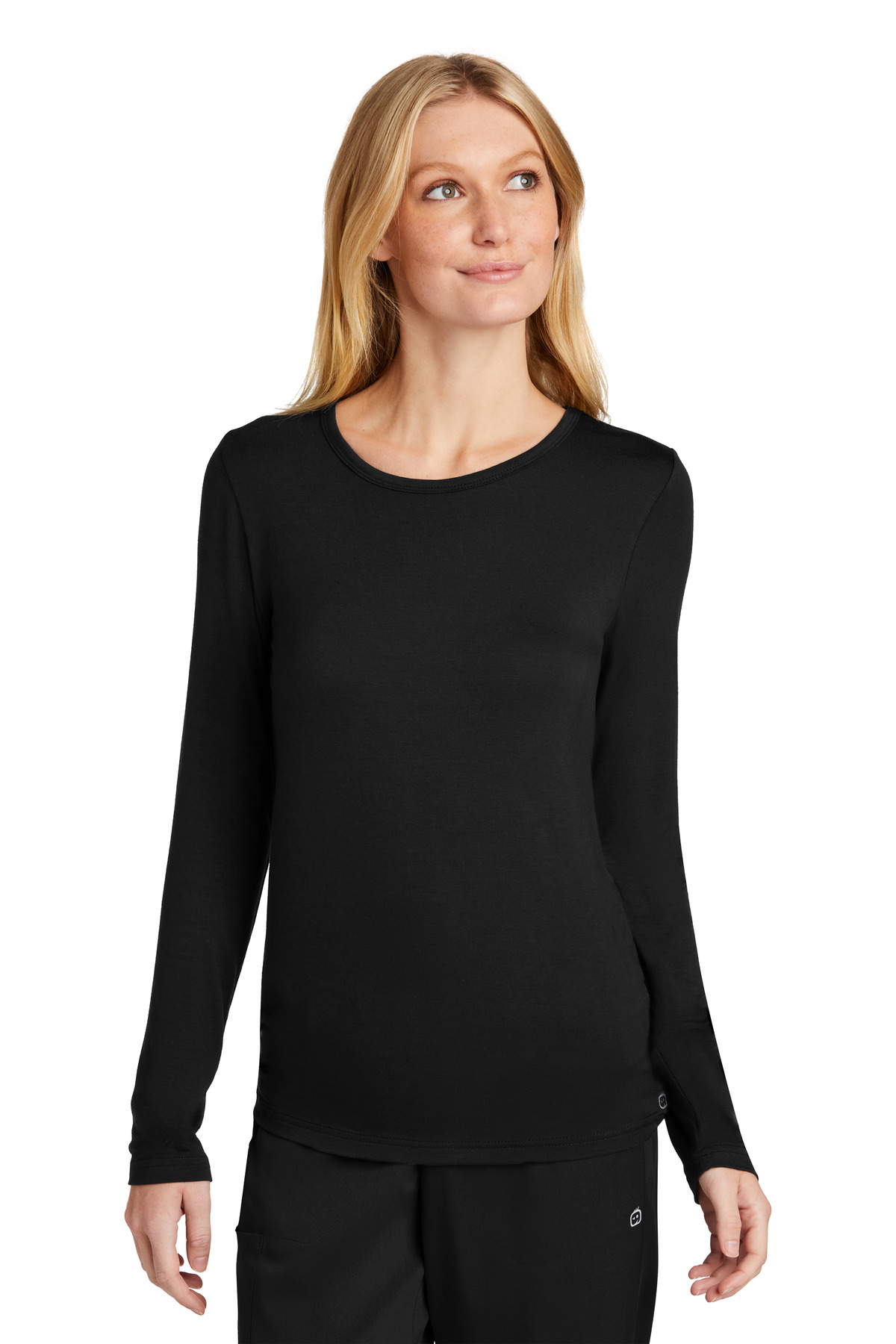 WonderWink Womens Long Sleeve Layer Tee WW4029