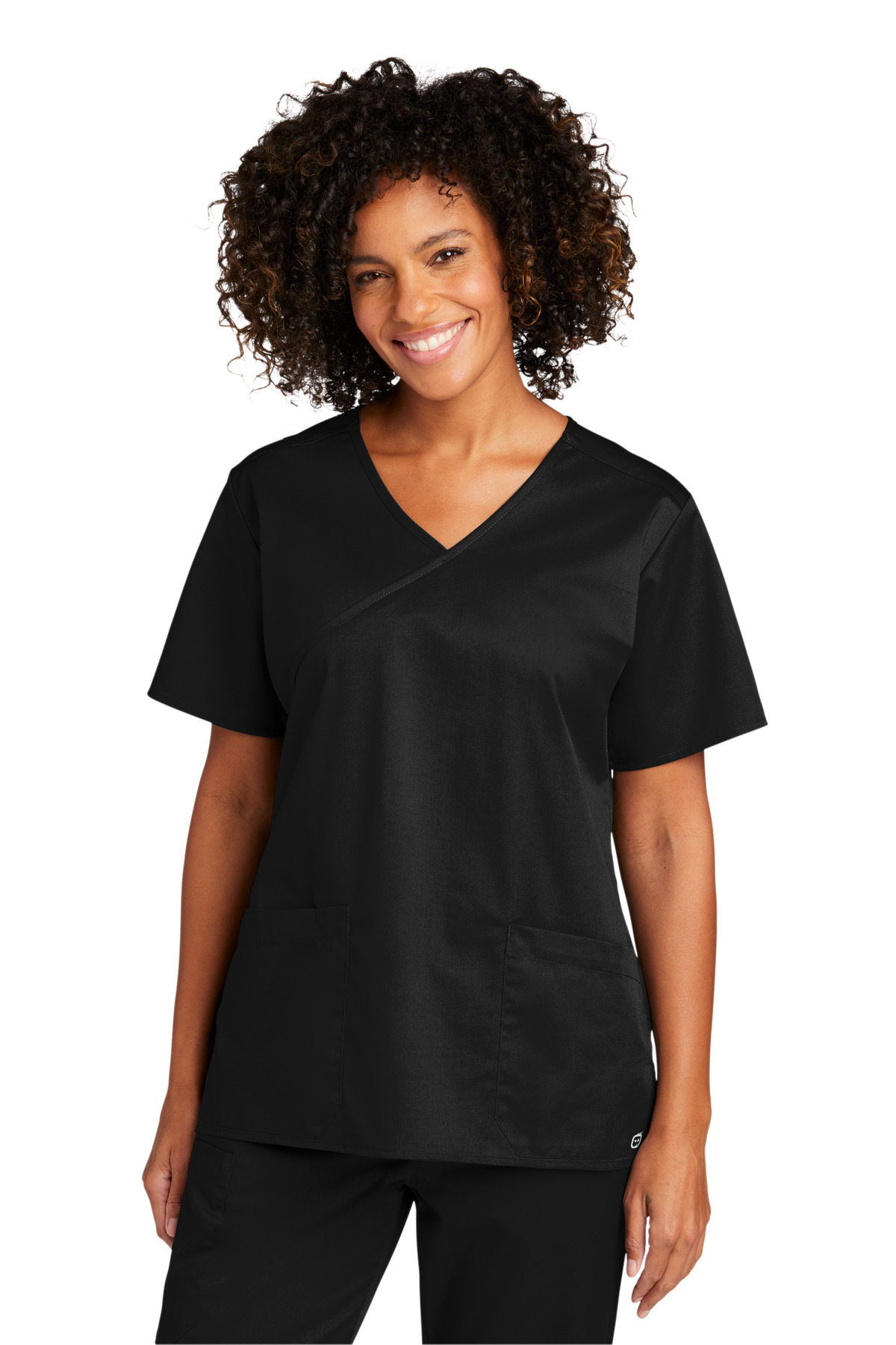 WonderWink Womens WorkFlex Mock Wrap Top WW4760