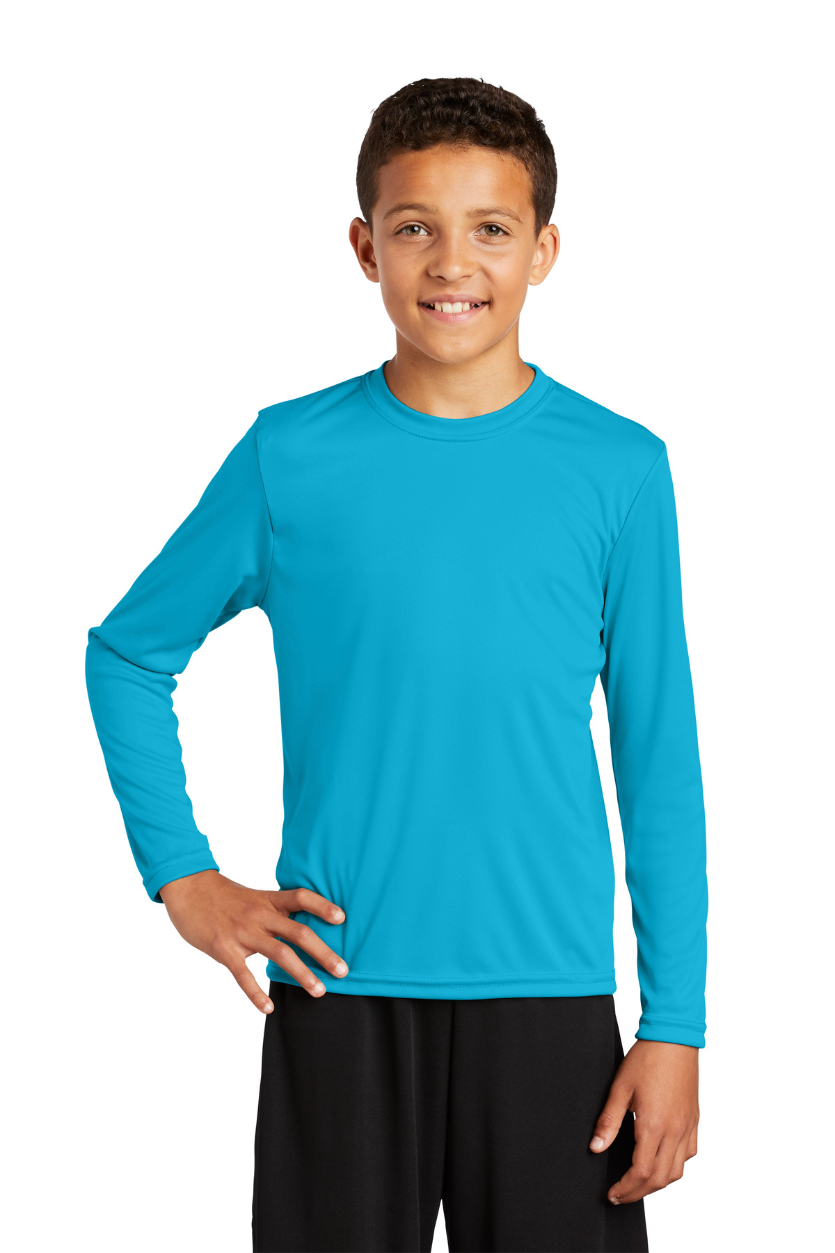 Sport-Tek Youth Long Sleeve PosiCharge Competitor Tee. YST350LS